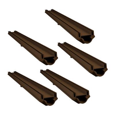 Kit 5 Grelha Invisivel Rebaixada 3281X5GDA com Caixa Coletora Marrom GDA Industria e Distribuidora