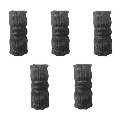 Kit 5 Anueto N03 em Ferro Fundido para Grade e Portao 8cm Fundicao Jodoal