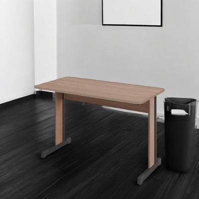 Mesa para Computador Retangular Light Home Office Moderno MDF 150cm Cinza Plata Móveis