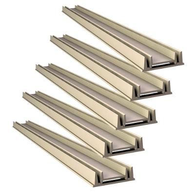 Kit 5 Grelha Invisivel Rebaixada 3269X5GDA com Caixilho Bege GDA Industria e Distribuidora