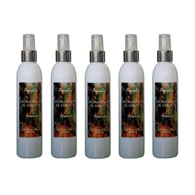 Kit 5 Aromatizador de Ambientes Aroma Trunium 200ML Floral Cítrico Borlen Brasil