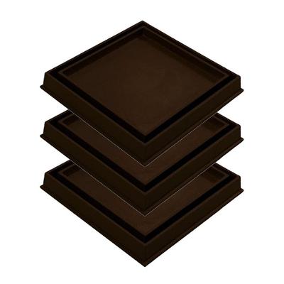 Kit 3 Ralo Invisivel Rebaixado para Caixa Sifonada 150mm Marrom 18cm GDA Industria e Distribuidora