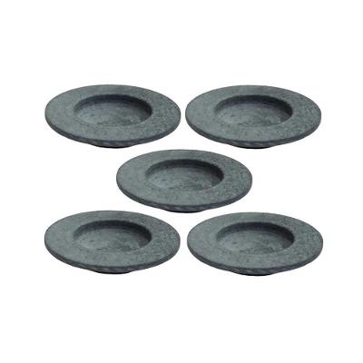 Kit 5 Pratos Risoto Massa Chapéu Invertido Pedra Sabao 26cm Industria Sao Jose