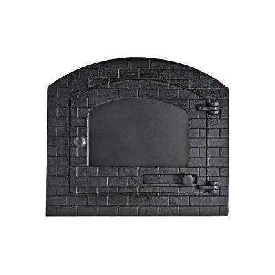 Porta para Forno a Lenha Ferro Fundido Igloo com Vidro 31,5x37,5cm Libaneza