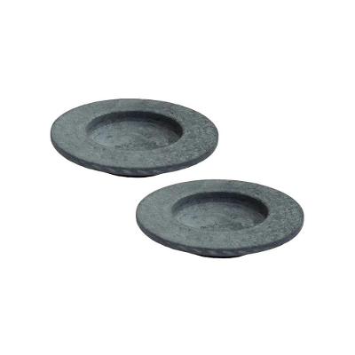 Kit 2 Pratos Risoto e Massa Pedra Sabão Chapéu Invertido 22cm Amadeirado Industria São Jose