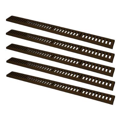 Kit 5 Ralo Grelha Linear 3313X5GDA para Areas Externas Marrom GDA Industria e Distribuidora