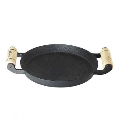 Chapa Bifeteira Redonda 0005 Ferro Cozimento Uniforme Economia de Energia Cozinha Santana 19x2cm