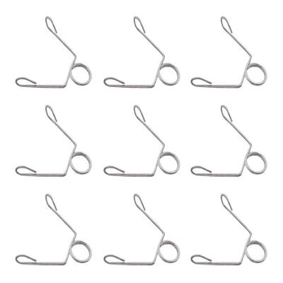 Kit 22 Presilhas Grampos Kit22Presi-Mmolas para Anilhas Barra Musculacao Inox Mundial Molas