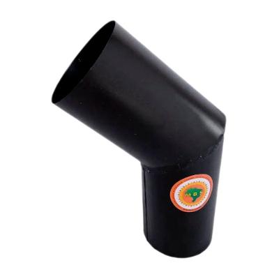 Curva para Tubo de Chamine Preto Diametro 15cm para Churrasqueira e Lareira em Aco Carbono Brassol