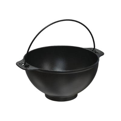 Panela Polenteira Ferro Fundido 5,1L para Cozinhar Receitas com Alca de Vergalhao de Aco Libaneza