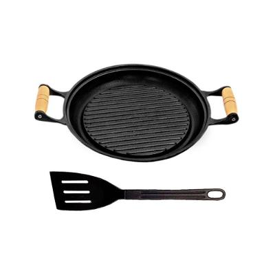 Chapa Grill Redonda FAGR23-ALUMV Antiaderente Alumínio Fundido 23x23cm com Espátula Alumínios