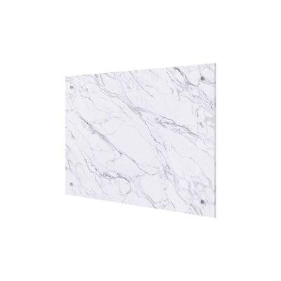 Multiuso de Cozinha Celeste Painel Marmorizado em MDF 120cm Branco Mgm
