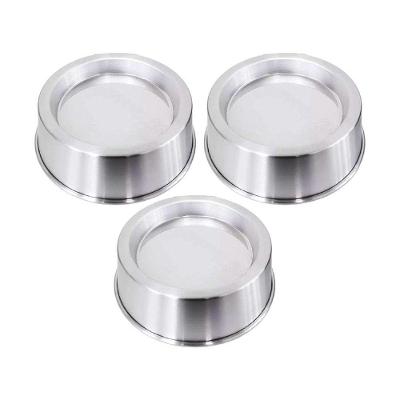 Kit 3 Formas de Bolo FBP22X3CONTI Ballerine Alumínio Piscina Vulcão 22cm Cinza Continental