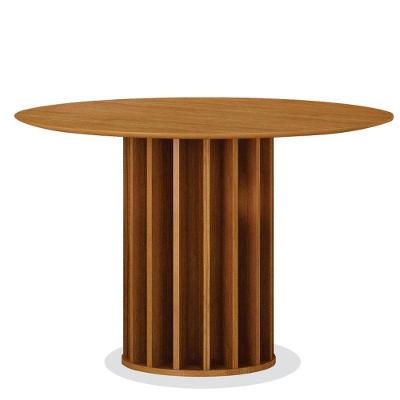 Mesa de Jantar Flora 4 Lugares MDF 108x108 Cinamomo Leifer Móveis