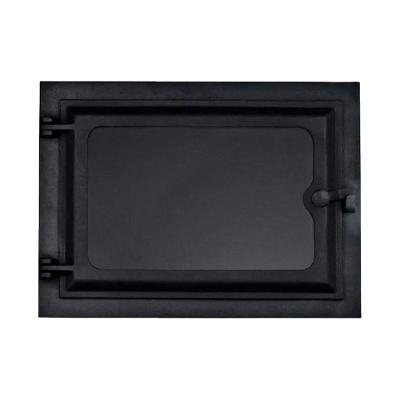 Porta para Forno a Lenha Ferro Fundido com Vidro 31,5x46cm Modelo g Libaneza
