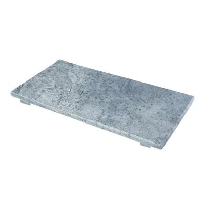 Tábua Gourmet TabuaGour.pedsab30x15cm Pedra-Sabão para Servir Alimentos Cinza Industria São Jose