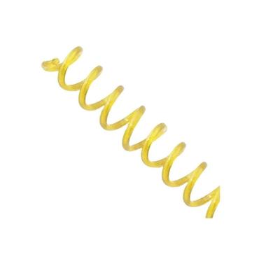 Espiral para Encadernacao Lassane ESP14AMAT-VAR PVC 14mm 85 Folhas 100 Unidades Amarelo Transparente