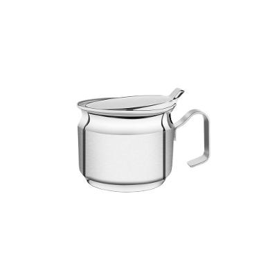 Açucareiro Tramontina em Aço Inox Fosco 8,4 cm para Servir Açúcar Linha Chá e Café Prata
