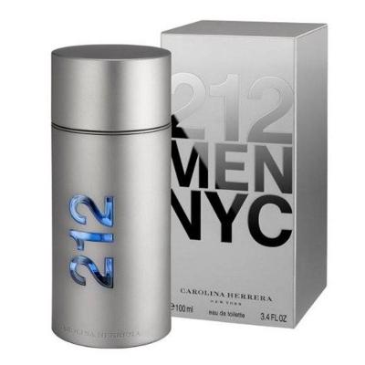 Perfume 212 Men Nyc Masculino Eau de Toilette Floral Amadeirada 50ML Carolina Herrera