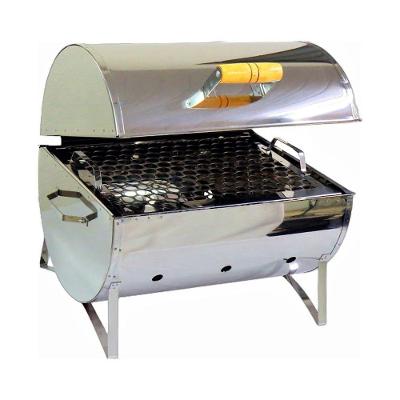 Churrasqueira a Carvão Portátil Aço Inox com Grelha Inox Ouro Minas Bafinho F020OM