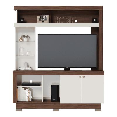 Estante Home Valença 2 Portas 4 Prateleiras MDP-MDF 160,3cm Off White Colibri Móveis