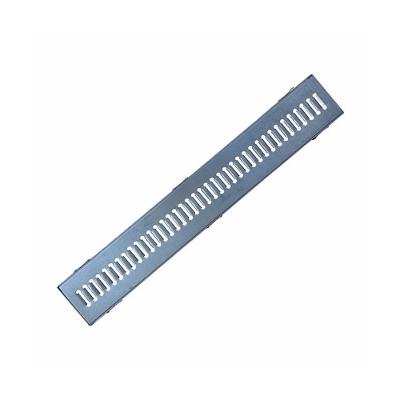 Ralo Grelha Linear GEZ005OM com Caixilho Aço Galvanizado 15x100cm Alta Resistencia Inox Ouro Minas
