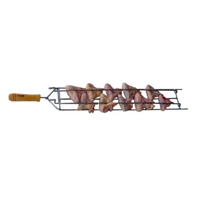 Espeto para Churrasco MC-ADMN Asa de Frango 72cm para Churrasqueira a Carvao e a Bafo Minasca