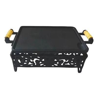 Rechaud Bifeteira de Ferro a Álcool 1 Chama 151RIG Desmontável para Carnes Legumes e Peixes Rig