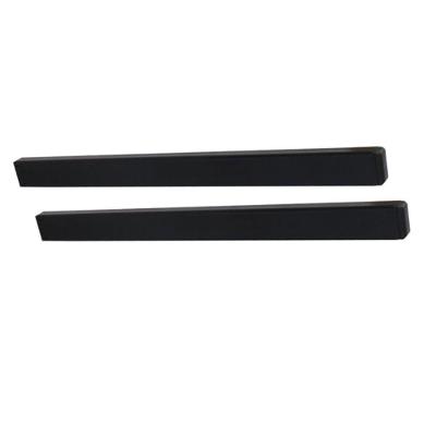 Kit 2 Suportes de Chumbar E-041.P.2UND.OM para Tanque e Bancada Metalon 40x20cm Preto Ouro Minas