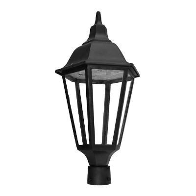 Poste Colonial Jardim Italiana LP20NSG LED 50W Alumínio Preto Luminárias N. Sra. da Guia