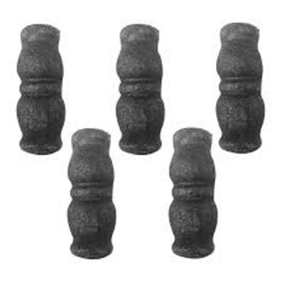 Kit 5 Anueto de Ferro Fundido N02 para Grade Muro e Portão 8cm Fundição Jodoal