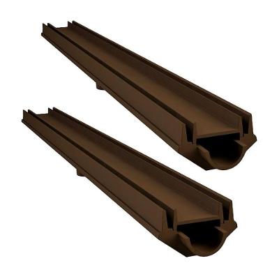 Kit 2 Grelha Invisivel 3281X2GDA Drenagem com Caixa Coletora Central Marrom GDA Industria