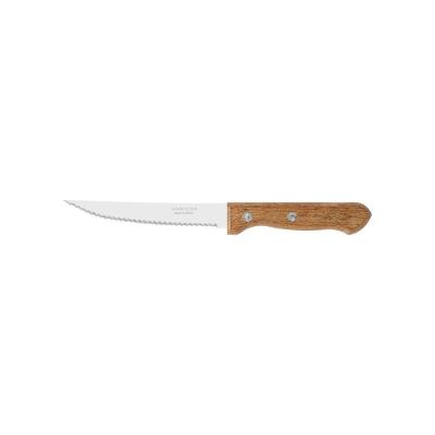 Faca Dynamic para Churrasco e Frutas Aço Inox 5 Polegadas Cabo Madeira Natural Tramontina