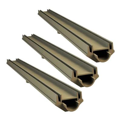 Kit 3 Grelha Invisivel Rebaixada 3280X3GDA com Caixa Coletora Fendi 100x8cm GDA Industria