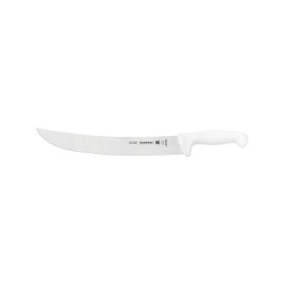 Faca para Carne 12 Polegadas Profissional Aco Inox Cabo Anatomico Branco Tramontina