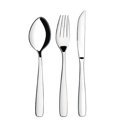 Faqueiro Amazonas 24 Peças Aço Inox com Facas para Churrasco Acabamento em Brilho Tramontina
