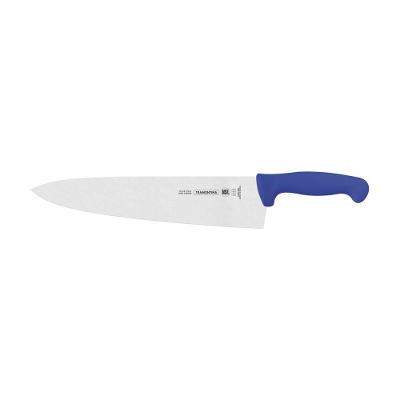 Faca para Carne 12 Profissional Master Aco Inox Cabo Ergonomico Polipropileno Azul Tramontina