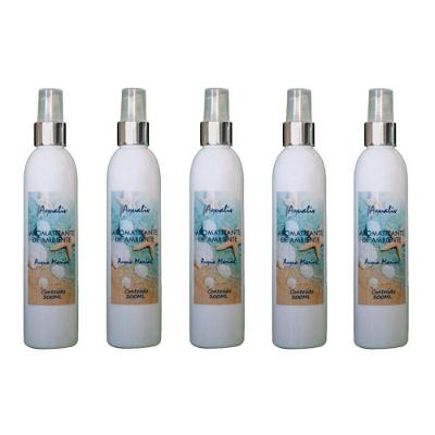 Kit 5 Aromatizador de Ambientes Acqua Marine Fixacao Prolongada Amadeirado 200ML Borlen Brasil
