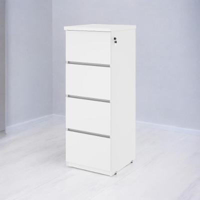 Gaveteiro Doubler 4 Gavetas MDP Perfex com Chave Branco Mobiliar Home Shop