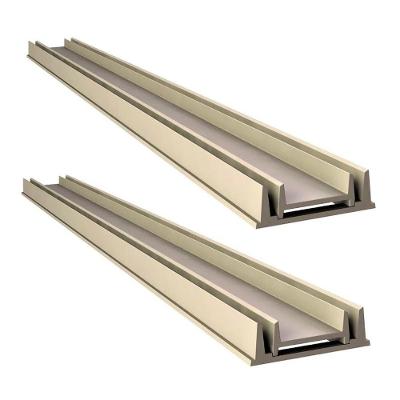 Kit 2 Grelha Invisivel Rebaixada 3269X2GDA com Caixilho Bege GDA Industria e Distribuidora