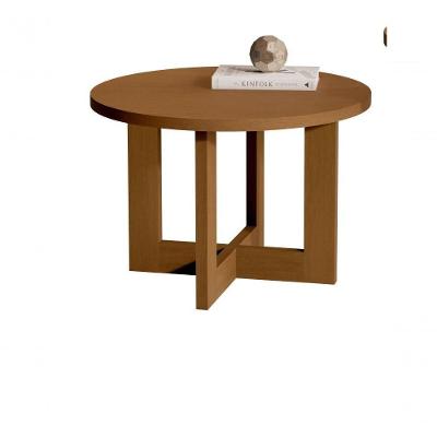 Mesa de Centro 8001 Luxo Nature 60cm para Sala de Estar em Madeira JB Móveis