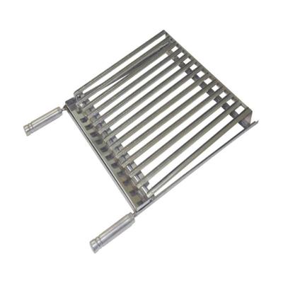 Grelha Parrilla Argentina 2310MTM Aco Inox com Caixa de Gordura 50x60cm Inox Metalmig