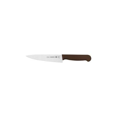 Faca para Carne Profissional 6 Polegadas Aco Inox Cabo Antimicrobiano Marrom Tramontina