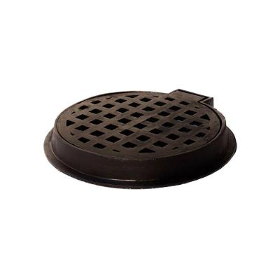 Tampa Tampão de Chão Grelha Articulado 60cm Estanque Preto Fundição São Cristóvão