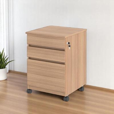 Gaveteiro Volunt Montana Arquivo MDP com Chave Marrom Mobiliar Home Shop