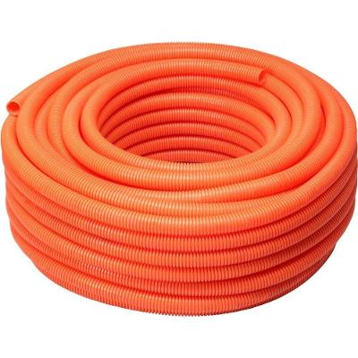 Eletroduto Corrugado Reforcado de PVC 25mm X 50m 1236 para Baixa Tensao Laranja Krona