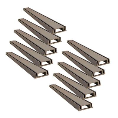 Kit 10 Grelha Linear Invisivel 3256X10GDA Drenagem Oculta com Caixilho Fendi GDA Industria