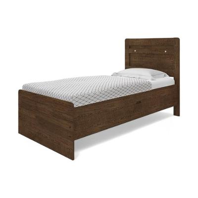 Cama Bau Solteiro Larissa 98cm com Colchao MDF-MDP Malbec Framar