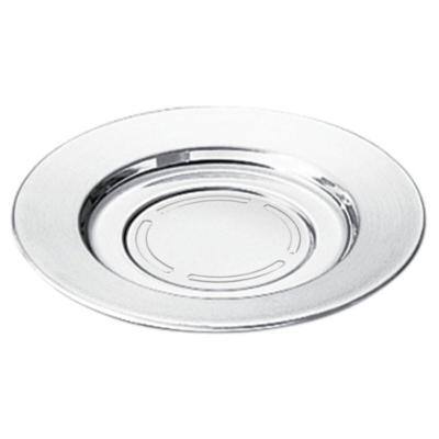 Porta Copo Cosmos em Aco Inox Acabamento Brilhante Borda Fosca Prata Tramontina