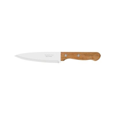 Faca Chef Dynamic 6 Polegadas em Aco Inox com Cabo de Madeira Natural Tramontina